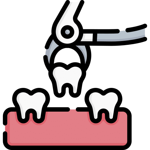 extracción pieza dental